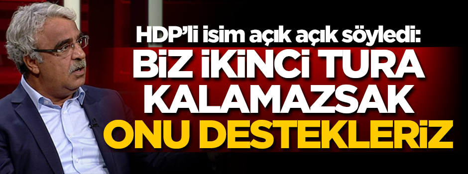 HDP ikinci turda kimi destekleyeceğini açıkladı!