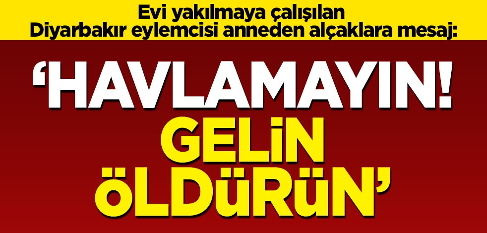 HDP İl Binası önünde eylem yapan annenin evini yakmaya çalıştılar