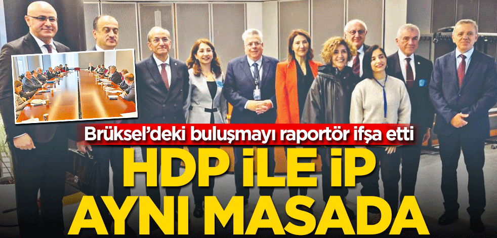 HDP ile İP aynı masada
