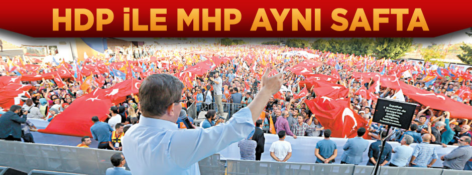 HDP ile MHP aynı safta