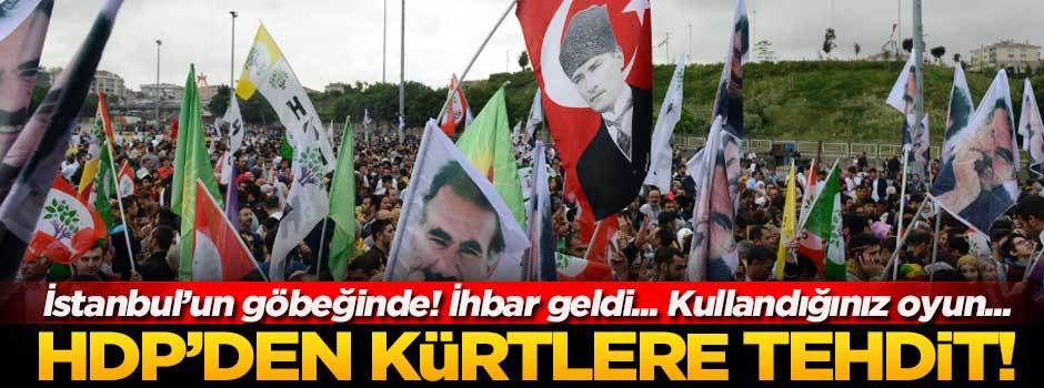 HDP, İstanbul'da tehditle 'hayır' oyu topluyor!