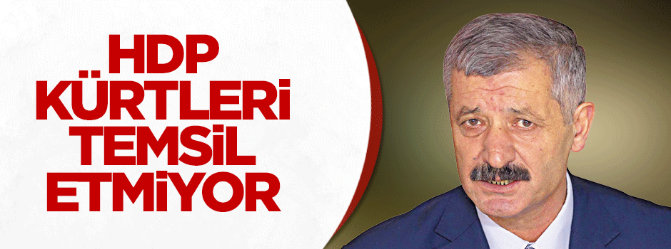 HDP kürtleri temsil etmiyor