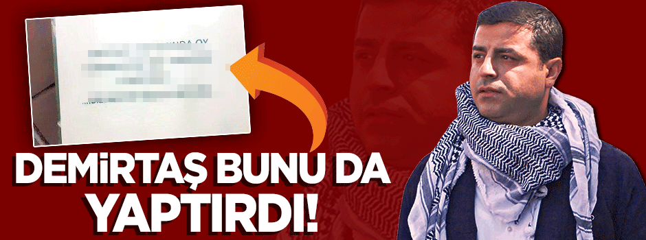 HDP Kürtlerin evine zorla not astırıyor!