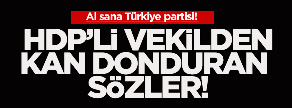 HDP'li vekil: PKK sizi tükürüğüyle boğar
