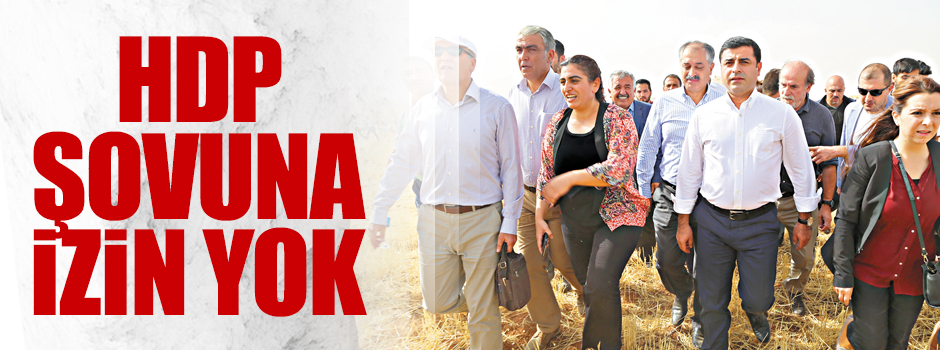 HDP şovuna izin yok