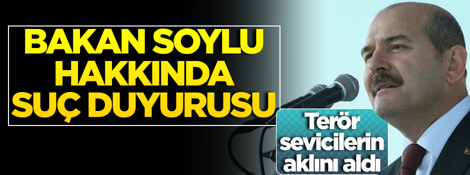 HDP, Süleyman Soylu hakkında suç duyurusunda bulundu