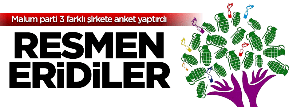 HDP üç farklı şirkete anket yaptırdı, resmen erimiş!