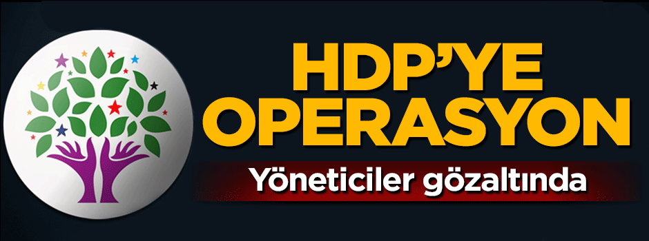 HDP ve DBP'ye operasyon: Gözaltılar var