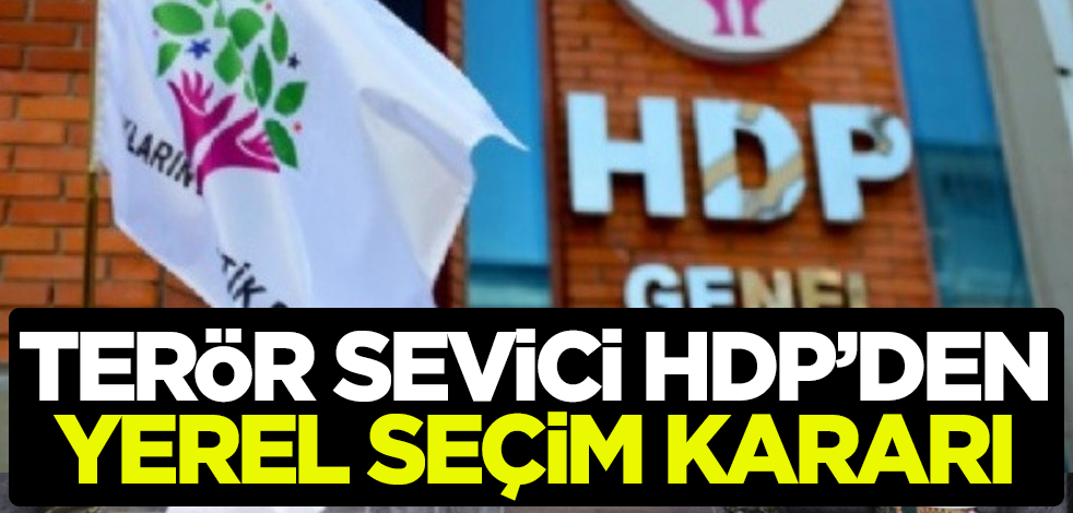 HDP-Yeşil Sol Parti... Yerel seçime de isim değiştirip gireceklermiş!