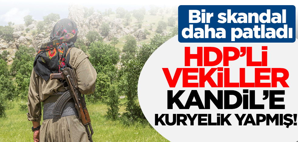 HDP'de bir skandal daha ortaya çıktı! PKK'ya kuryelik yapmışlar