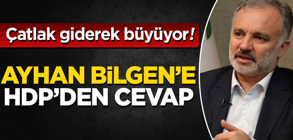 HDP’de çatlak büyüyor! Ayhan Bilgen’e cevap geldi