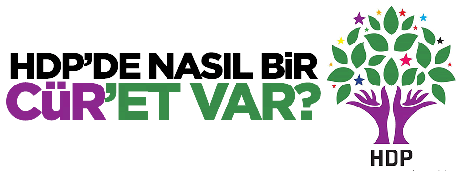 HDP’de nasıl bir cür’et var?