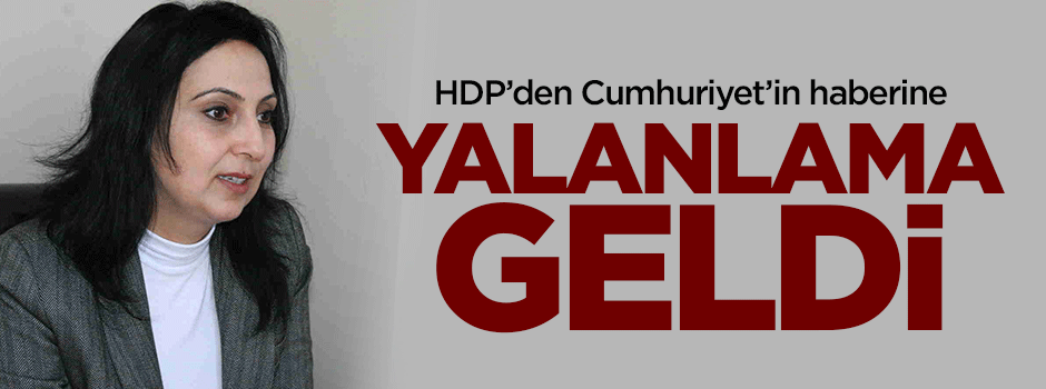 HDP'den Cumhuriyet'ın haberine yalanlama