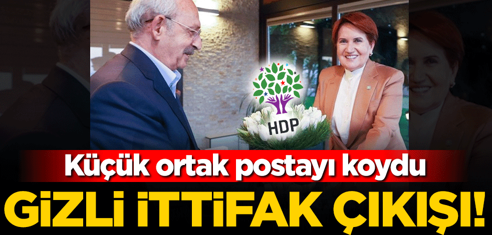 HDP'den gizli ittifak çıkışı: Muhalefetin ortak aday fikrine açığız!