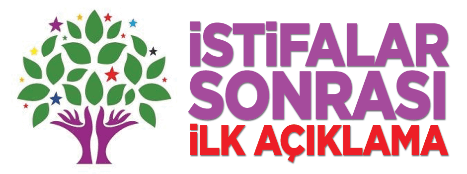 HDP'den istifalarla ilgili ilk açıklama