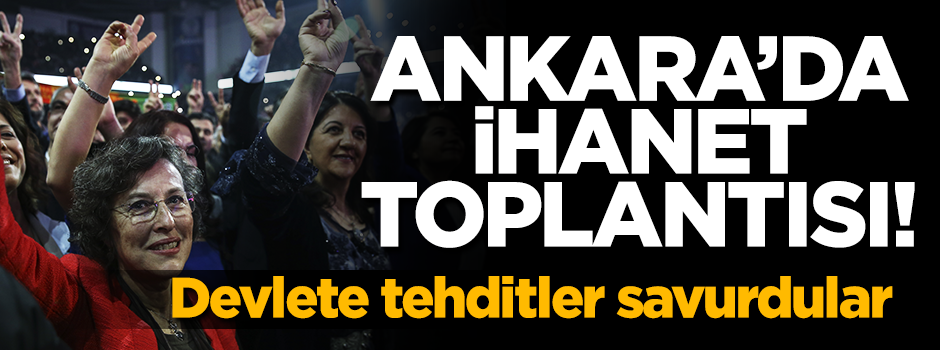 HDP'den küstah mesaj! Resmen tehdit ettiler