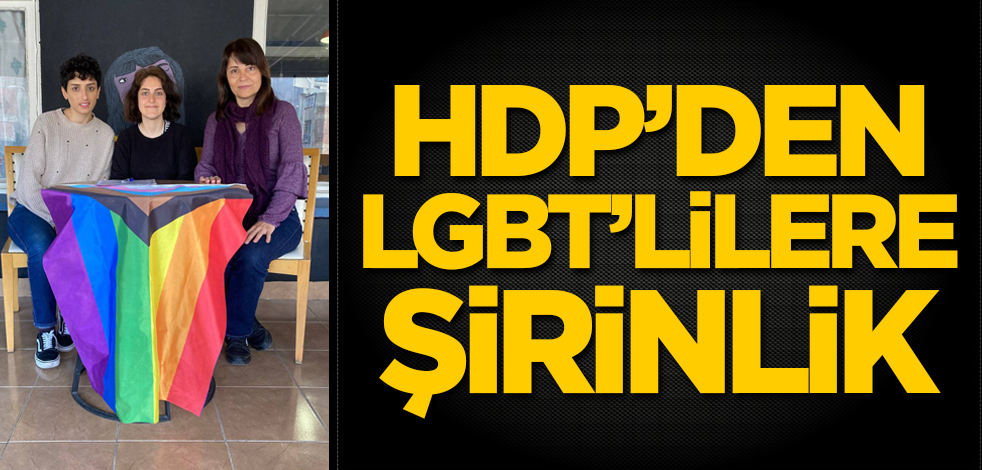 HDP'den LGBT'lilere şirinlik!