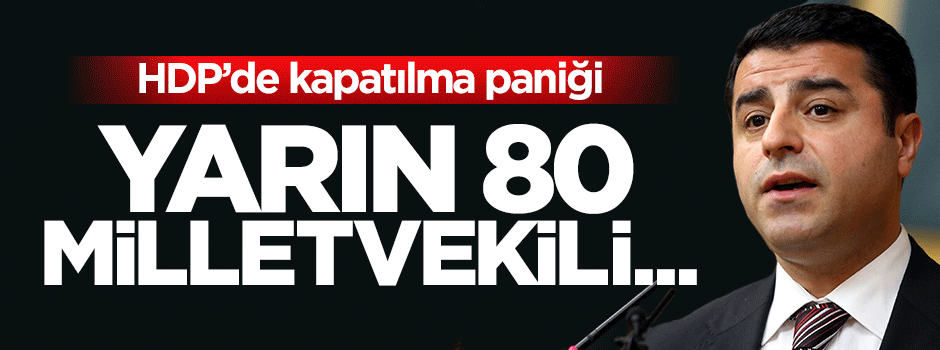 HDP'den 'parti kapatma' açıklaması