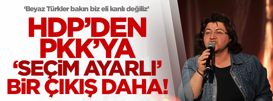 HDP'den PKK'ya 'seçim ayarlı' bir çıkış daha