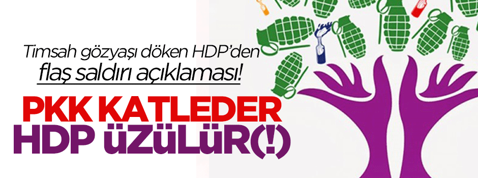 HDP'den saldırı sonrası flaş açıklama!
