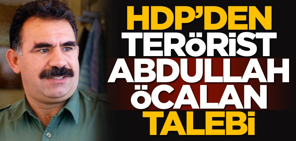 HDP'den terörist Abdullah Öcalan talebi