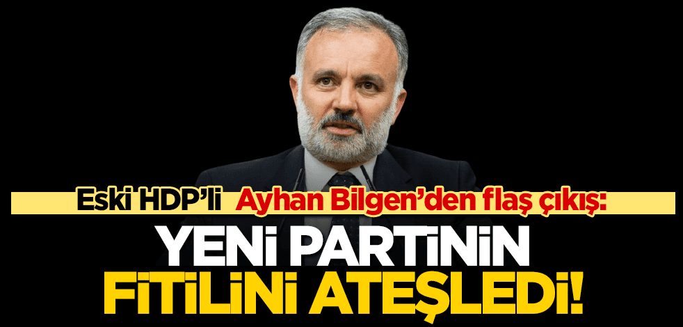 HDP’li Ayhan Bilgen yeni partinin ateşini yaktı: Aralık ayında deklare edecek!