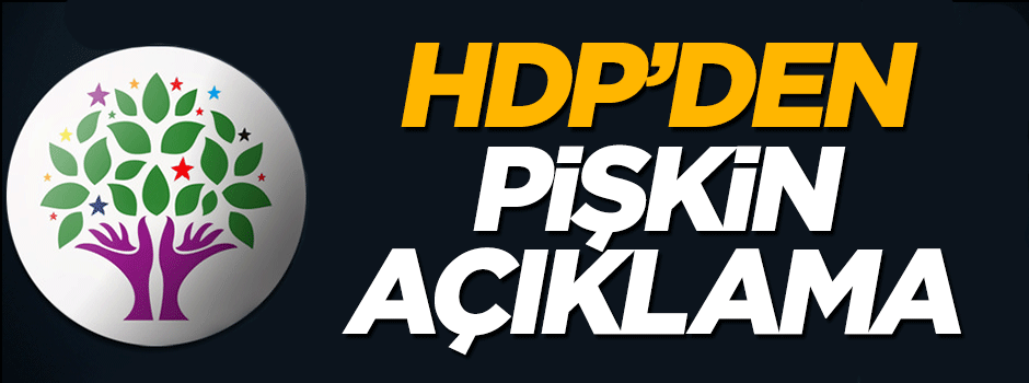 HDP'li Ayhan Bilgen'den pişkin açıklama