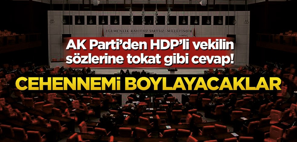 HDP'li Ayşe Acar Başaran'ın sözlerine AK Parti'den tokat gibi yanıt: Cehennemi boylayacaklar