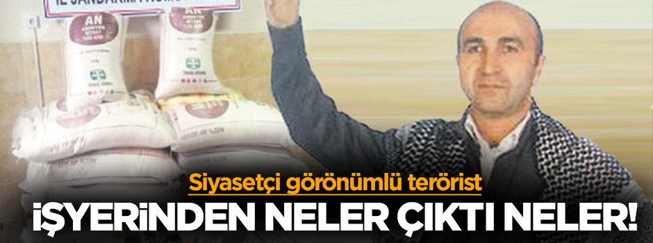 HDP'li başkan adayı Mehmet Akif Tekin'in işyerinden cephanelik çıktı