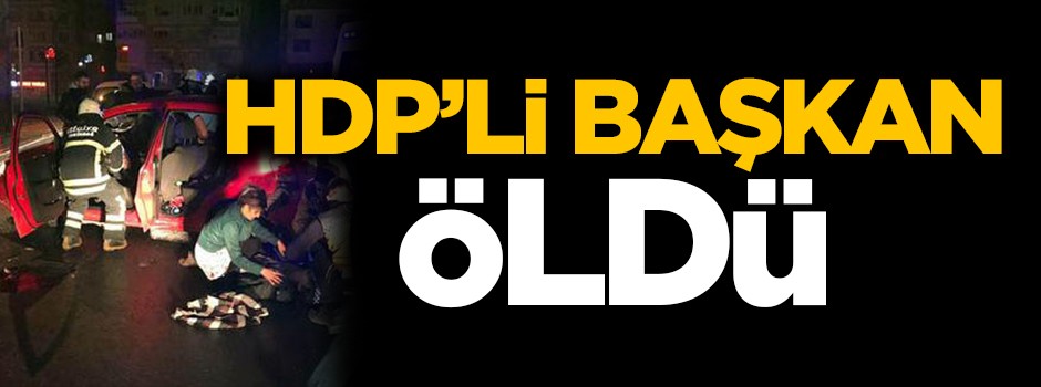 HDP'li başkan öldü!