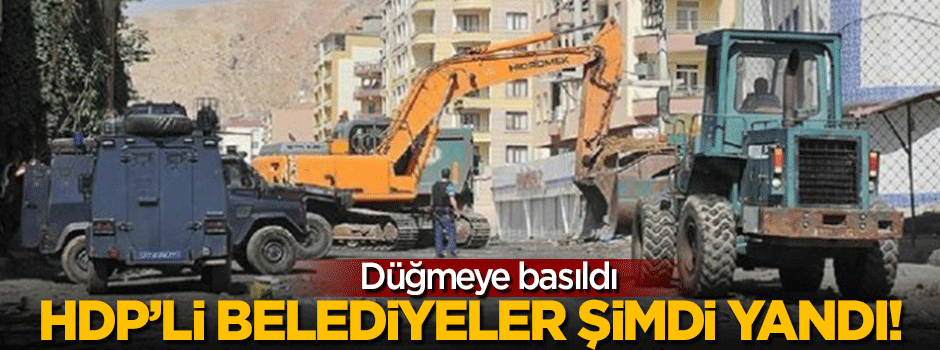 HDP'li belediyeler için harekete geçildi