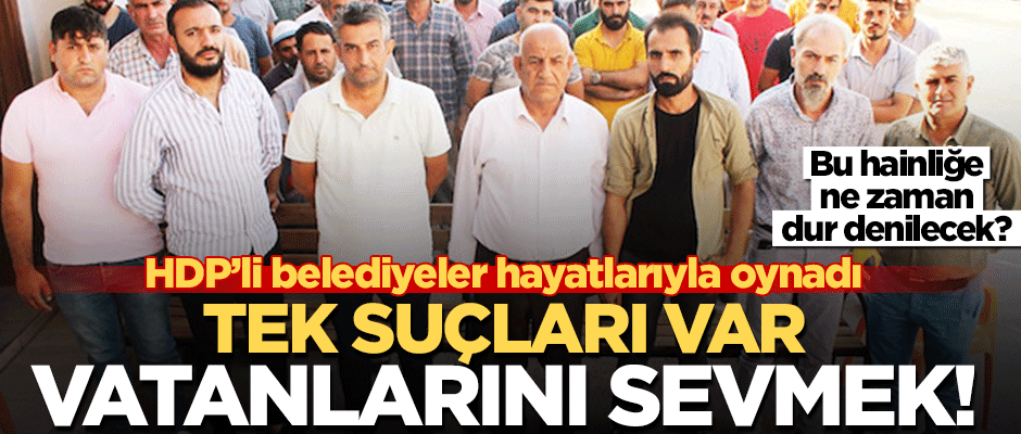 HDP'li belediyeler şehit yakınlarını bir bir işten çıkartıyor!