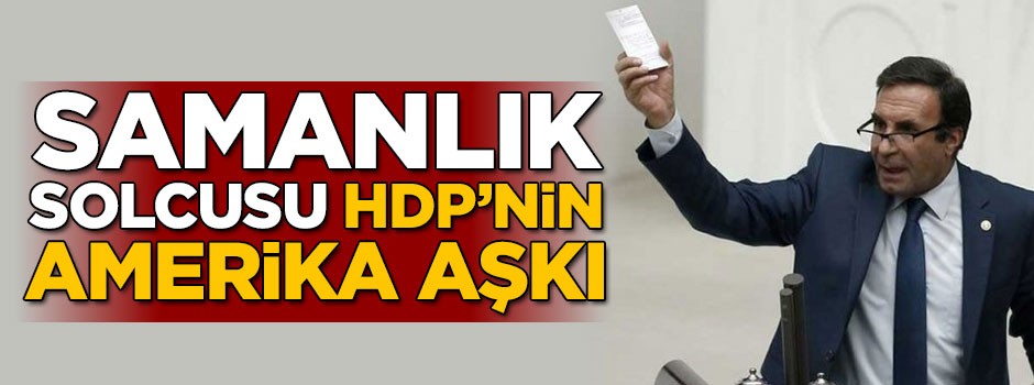 HDP'li eski vekilin Amerika sevgisi gözyaşarttı