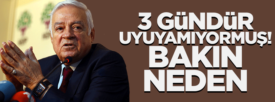 HDP'li Fırat 3 gündür uyuyamıyormuş!