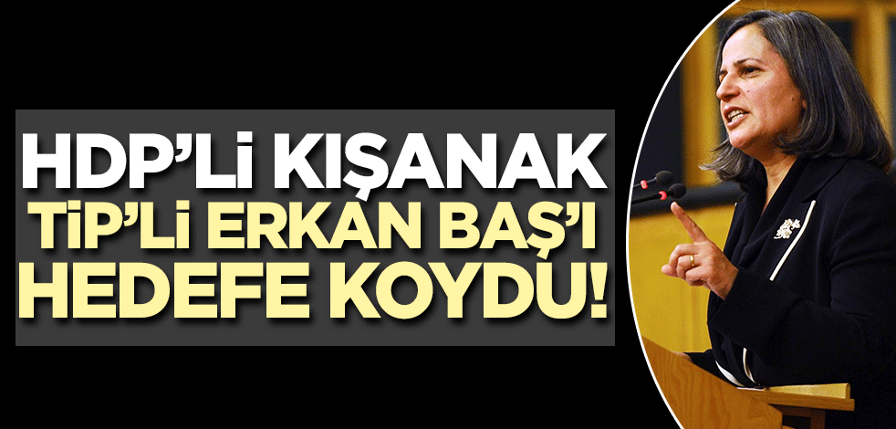 HDP'li Gülten Kışanak'tan TİP'e 'baraj' tepkisi!