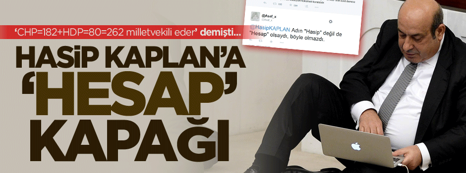 HDP'li Hasip Kaplan'a 'hesap' kapağı