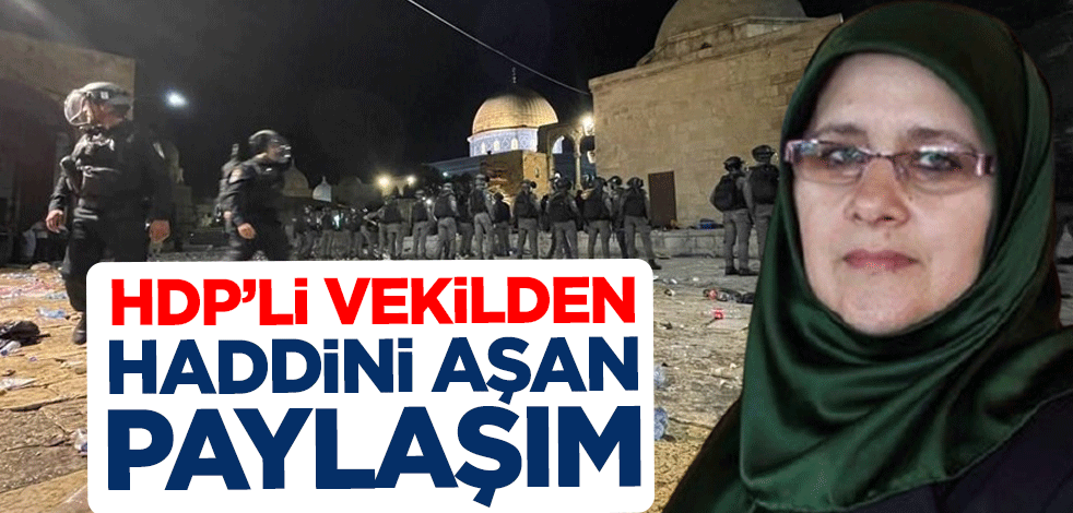HDP'li Hüda Kaya'dan haddini aşan paylaşım