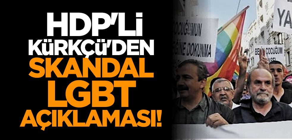 HDP'li Kürkçü'den skandal LGBT açıklaması!