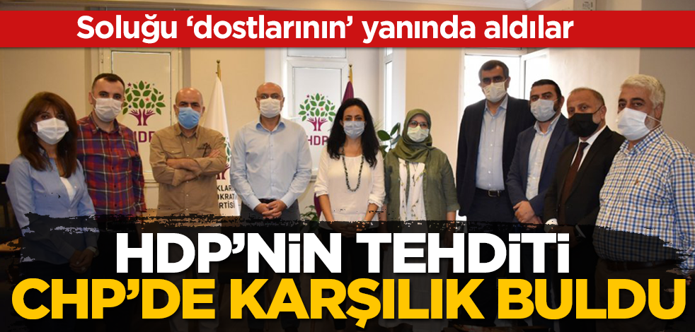 HDP'li Mithat Sancar'ın tehditinin ardından CHP'den 'dayanışma' ziyareti
