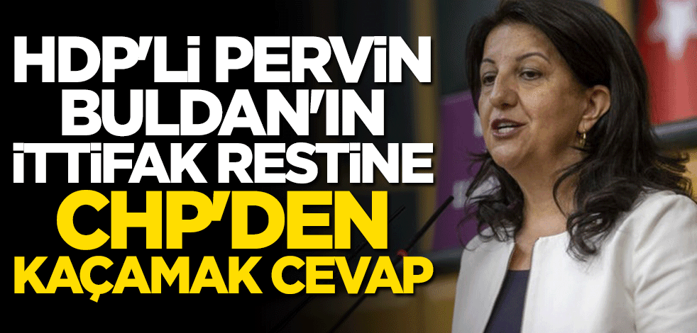 HDP'li Pervin Buldan rest çekmişti... CHP'li Özgür Özel'den kaçamak cevap
