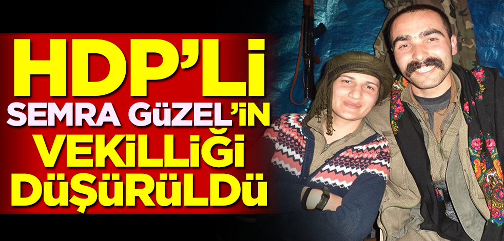 HDP'li Semra Güzel'in vekilliği düşürüldü