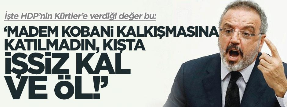 HDP'li Sırrı Sakık 156 Kürt'ü kış ayında işten attı!