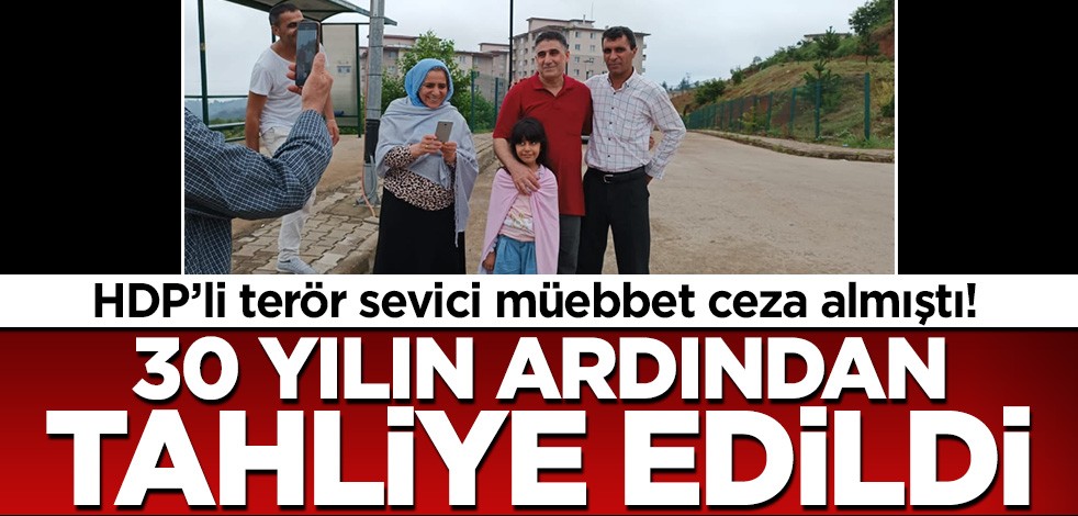 HDP'li terör sevici 30 yıl sonra cezaevinden çıktı! Müebbet hapis cezası almıştı...