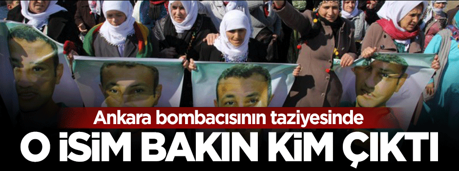 HDP'li vekil Ankara bombacının taziyesine katıldı