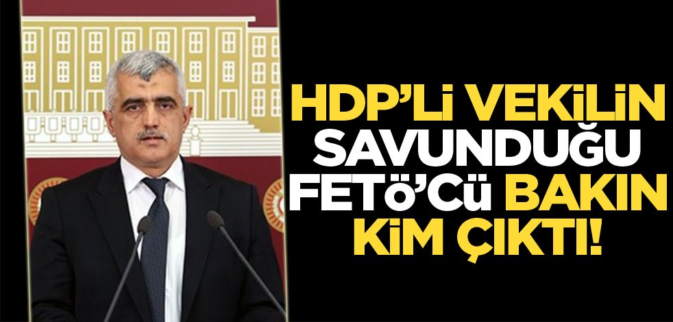 HDP'li vekil Ömer Faruk Gergerlioğlu'nun savunduğu FETÖ'cü bakın kim çıktı!