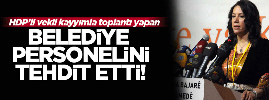 HDP'li vekilden kayyım tehdidi