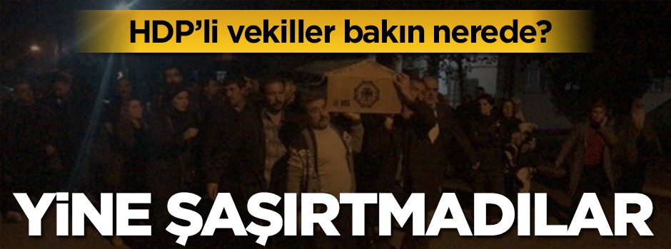 HDP'li vekiller bakın nerede? Yine şaşırtmadılar