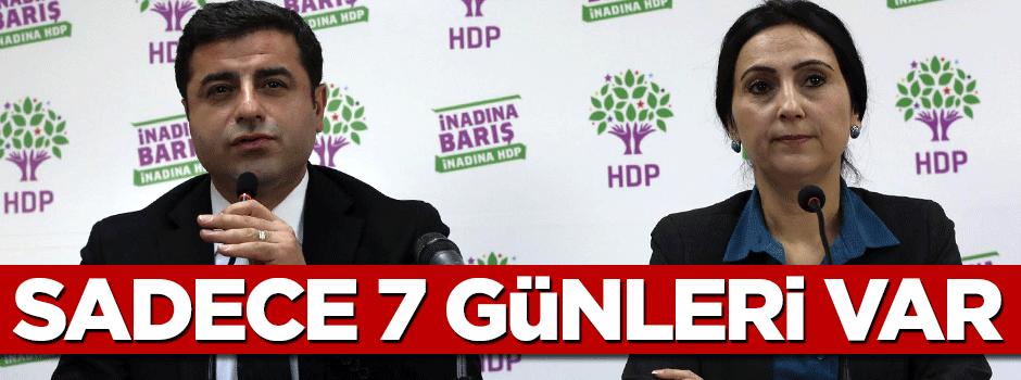 HDP’li vekillere 7 gün savunma süresi tanındı
