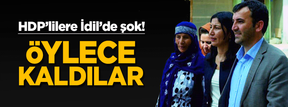 HDP’li vekillerin elini bile sıkmadılar!