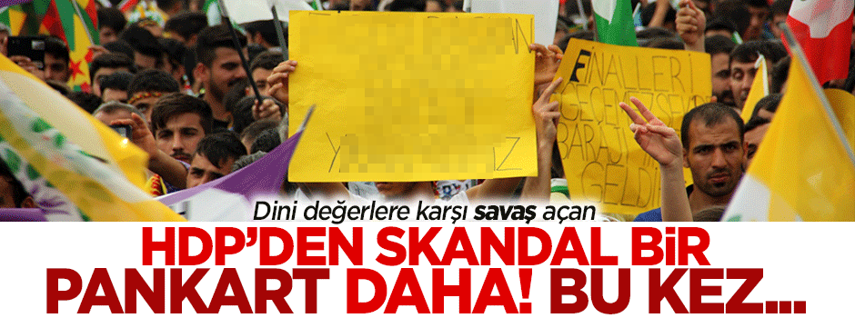 HDP'liler bu kez oruçla alay ettiler!